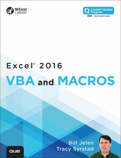 Excel 2016 VBA and Macros (eBook, PDF) - Jelen, Bill; Syrstad, Tracy