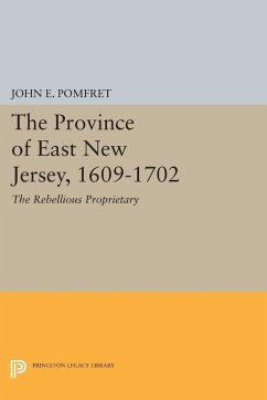 Cover Province of East New Jersey, 1609-1702 (eBook, PDF)