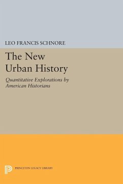 New Urban History (eBook, PDF) - Schnore, Leo Francis