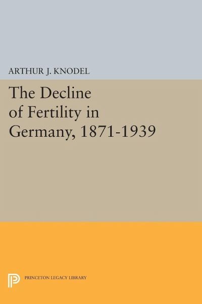 Decline of Fertility in Germany, 1871-1939 (eBook, PDF)