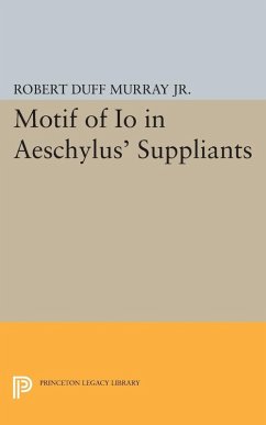 Cover Motif of Io in Aeschylus' Suppliants (eBook, PDF)
