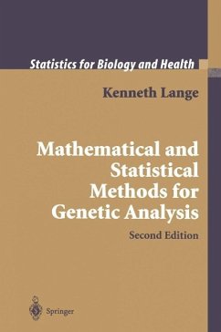 Mathematical and Statistical Methods for Genetic Analysis (eBook, PDF) - Lange, Kenneth