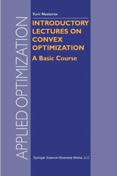 Introductory Lectures on Convex Optimization (eBook, PDF) - Nesterov, Y.