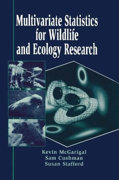 Multivariate Statistics for Wildlife and Ecology Research (eBook, PDF) - McGarigal, Kevin; Cushman, Samuel A.; Stafford, Susan