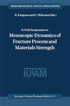 IUTAM Symposium on Mesoscopic Dynamics of Fracture Process and Materials Strength (eBook, PDF)