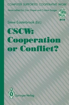 Cover CSCW: Cooperation or Conflict? (eBook, PDF)