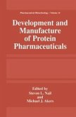Development and Manufacture of Protein Pharmaceuticals (eBook, PDF)