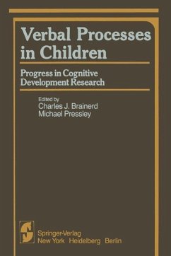 Cover Verbal Processes in Children (eBook, PDF)