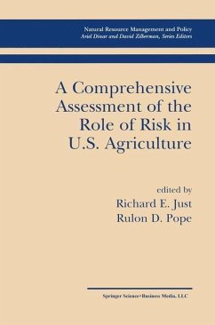 Cover A Comprehensive Assessment of the Role of Risk in U.S. Agriculture (eBook, PDF)