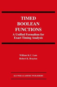 Timed Boolean Functions (eBook, PDF) - Lam, William K. C.; Brayton, Robert K.