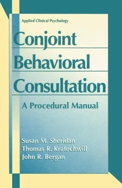 Cover Conjoint Behavioral Consultation: A Procedural Manual (eBook, PDF)