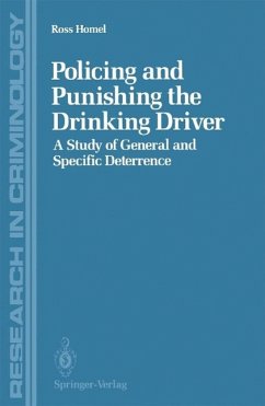 Policing and Punishing the Drinking Driver (eBook, PDF) - Homel, Ross