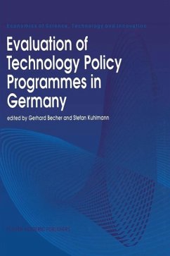 Evaluation of Technology Policy Programmes in Germany (eBook, PDF)