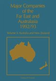 Major Companies of The Far East and Australasia 1992/93 (eBook, PDF)