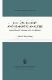 Logical Theory and Semantic Analysis (eBook, PDF)