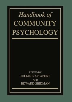 Handbook of Community Psychology (eBook, PDF)