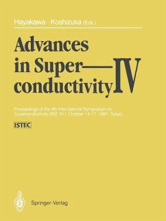 Cover Advances in Superconductivity IV (eBook, PDF)