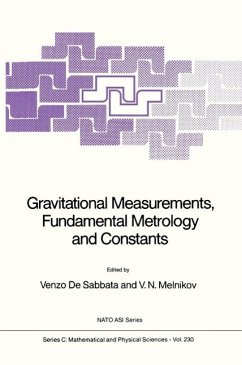 Cover Gravitational Measurements, Fundamental Metrology and Constants (eBook, PDF)
