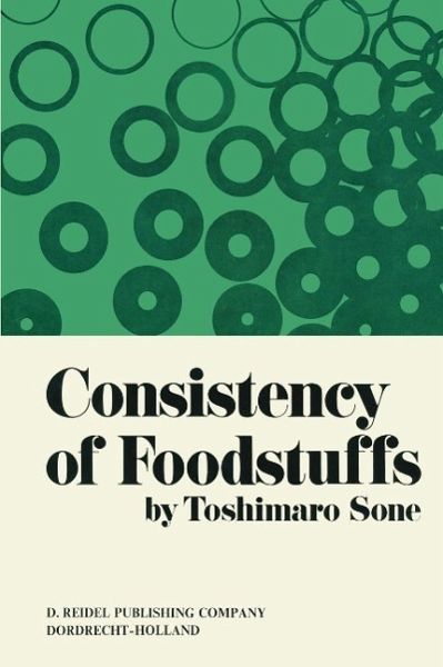 Consistency of Foodstuffs (eBook, PDF) Consistency of Foodstuffs (eBook, PDF)