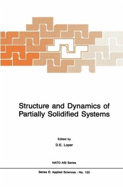 Structure and Dynamics of Partially Solidified Systems (eBook, PDF)
