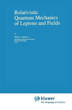Relativistic Quantum Mechanics of Leptons and Fields (eBook, PDF) - Grandy, W. T.