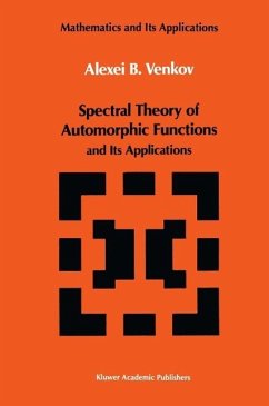 Spectral Theory of Automorphic Functions (eBook, PDF) - Venkov, A. B.