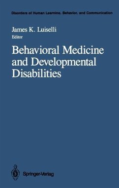Cover Behavioral Medicine and Developmental Disabilities (eBook, PDF)