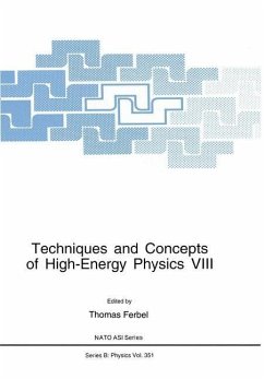 Techniques and Concepts of High-Energy Physics VIII (eBook, PDF)