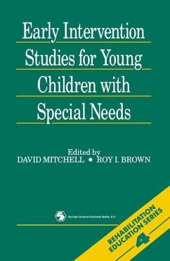 Early Intervention Studies for Young Children with Special Needs (eBook, PDF) - Mitchell, David R.; Brown, Roy Irwin