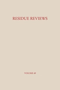 Residue Reviews (eBook, PDF) - Gunther, Francis A.