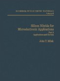 Silicon Nitride for Microelectronic Applications (eBook, PDF)