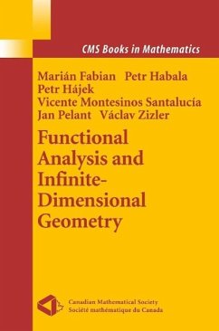 Functional Analysis and Infinite-Dimensional Geometry (eBook, PDF) - Fabian, Marian; Habala, Petr; Hajek, Petr; Montesinos Santalucia, Vicente; Pelant, Jan; Zizler, Vaclav