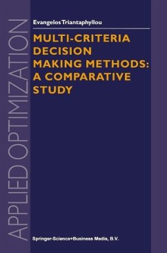 Multi-criteria Decision Making Methods (eBook, PDF) - Triantaphyllou, Evangelos