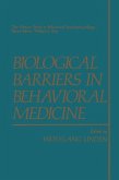 Biological Barriers in Behavioral Medicine (eBook, PDF)