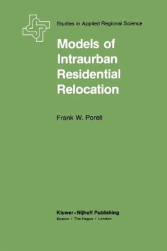 Models of Intraurban Residential Relocation (eBook, PDF) - Porrell, F. W.