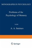 Problems of the Psychology of Memory (eBook, PDF)
