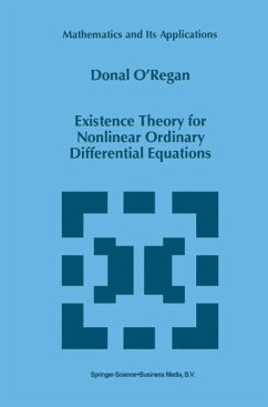 Existence Theory for Nonlinear Ordinary Differential Equations (eBook, PDF) - O'Regan, Donal