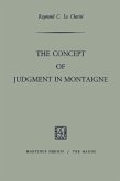 The Concept of Judgment in Montaigne (eBook, PDF)