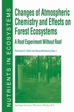 Cover Changes of Atmospheric Chemistry and Effects on Forest Ecosystems (eBook, PDF)