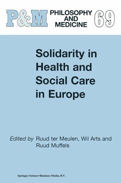 Cover Solidarity in Health and Social Care in Europe (eBook, PDF)