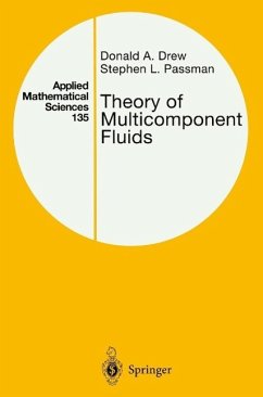 Theory of Multicomponent Fluids (eBook, PDF) - Drew, Donald A.; Passman, Stephen L.