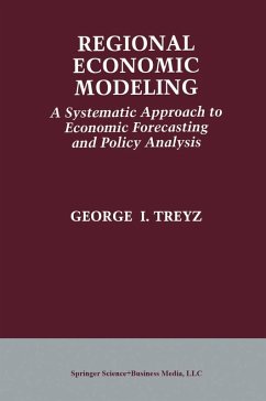 Regional Economic Modeling: A Systematic Approach to Economic Forecasting and Policy Analysis (eBook, PDF) - Treyz, G. I.