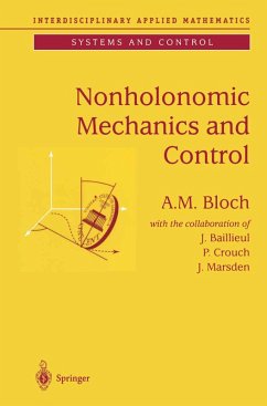 Nonholonomic Mechanics and Control (eBook, PDF) - Bloch, A. M.