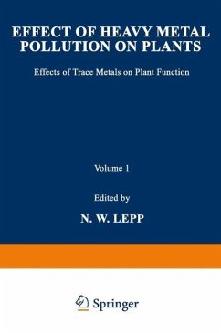 Effect of Heavy Metal Pollution on Plants (eBook, PDF)