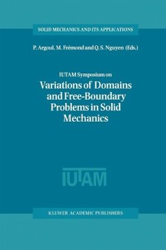 IUTAM Symposium on Variations of Domain and Free-Boundary Problems in Solid Mechanics (eBook, PDF)