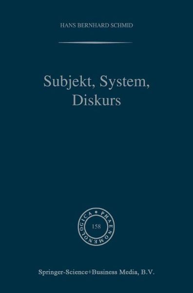 Subjekt, System, Diskurs (eBook, PDF)