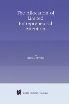 The Allocation of Limited Entrepreneurial Attention (eBook, PDF) - Gifford, Sharon