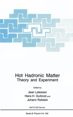 Hot Hadronic Matter (eBook, PDF)