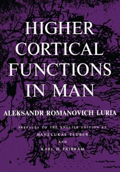 Higher Cortical Functions in Man (eBook, PDF) - Luria, Aleksandr Romanovich