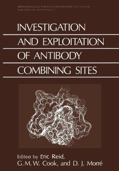 Investigation and Exploitation of Antibody Combining Sites (eBook, PDF) - Reid, Eric; Cook, G. M. W.; Morre, D. J.